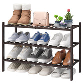 viewcare étagère à chaussures face complète montrant rangement élégant