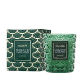 Voluspa bougie Noble Fir Garland verre avant apporte parfum enchanteur