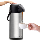 VONDIOR vue avant de la carafe conservant la chaleur et facilitant le service