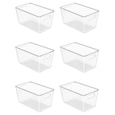 Vtopmart bac transparent face avant pour visibilité rapide des aliments
