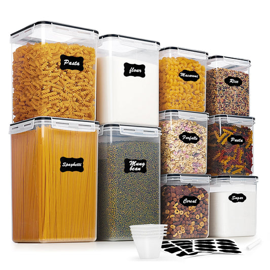 Vtopmart vue avant du lot transparent montrant organisation pratique