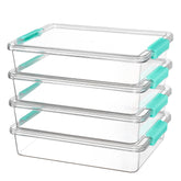 Vtopmart face avant pack 4 montrant rangement clair et gain d'espace