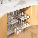 Vtopmart face avant de l’organiseur blanc montrant rangement compact