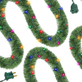 WATERGLIDE vue frontale de la guirlande apportant chaleur festive