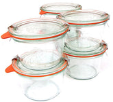 WECK 741 ensemble de six bocaux montrant l'esthétique et la praticité