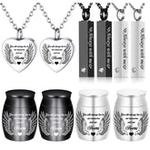 weikui pendentif urne face avant montrant design cœur et finition élégante