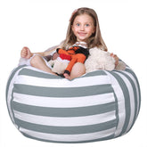 WEKAPO housse-pouf vue avant montrant capacité et design pratique