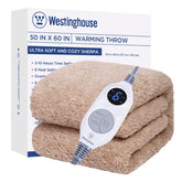 Westinghouse plaid chauffant face avant couleur camel, chaleur instantanée
