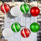 Wettarn boule de Noël vue frontale brillante, attire le regard
