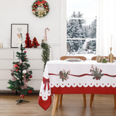 Wewoch vue avant de la nappe sur table, apporte élégance festive