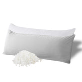 WhatsBedding coussin face avant montrant longueur et maintien confortable