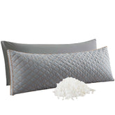 WhatsBedding oreiller corporel face avant montrant longueur et garniture