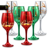 Widecook ensemble devant montrant les six verres colorés, idéal pour fête