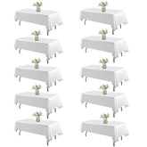 WIGENIUS nappe rectangulaire blanche vue avant présentant un rendu propre