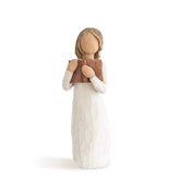 Willow Tree figurine face avant montrant geste et calme