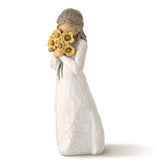 Willow Tree figurine face avant montrant chaleur et connexion