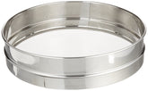Winco passoire 12" face avant montrant la robustesse et capacité de drainage