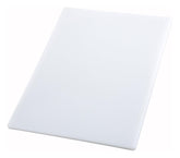 Winco planche vue de face blanche montrant la surface stable et spacieuse