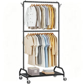 Wiracks vue de face du portant double pour organisation maximale