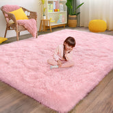 WISH TREE tapis rose face avant apportant chaleur décorative