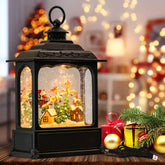 Wondise globe devant en scène festive pour décoration de Noël