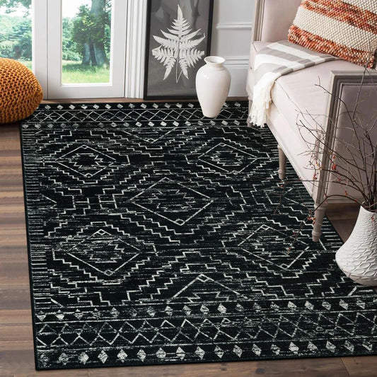 Wonnitar tapis face avant motif marocain, apporte style chaleureux