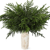 Wsorik pack de 8 branches de pin Norfolk pour décoration durable