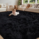 Xafir tapis vue avant montrant design noir et confort visuel