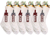 XIMISHOP chaussette de Noël face avant, finition élégante et capacité utile