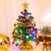 XmasExp sapin de table face avant décoré, apporte ambiance festive compacte