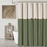 XOGUIBO rideau de douche devant apportant une ambiance farmhouse