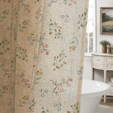 XOGUIBO rideau de douche face avant apportant charme vintage