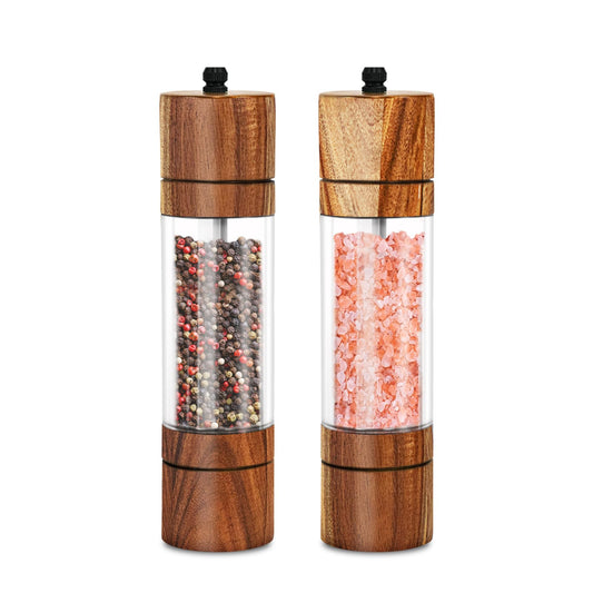 XWXO moulin acacia vue avant pour une table élégante et pratique