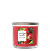 Yankee Candle Macintosh pot face montrant design élégant et parfum automnal