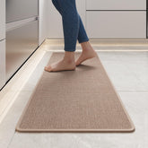YDKGL tapis devant évier marron protégeant le sol pour un nettoyage facile
