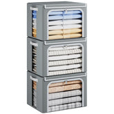Yecaye boîte 40L face avant montrant fenêtre et couvercle pratique