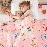 yescool couverture licorne face emballage montrant design attrayant
