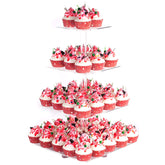 YestBuy présentoir frontal montrant la tour à cupcakes et un rendu élégant