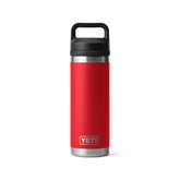 YETI Rambler face avant Rescue Red montrant forme et finition résistante