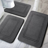 YIHOUSE vue avant du set de tapis, esthétique et confort immédiat