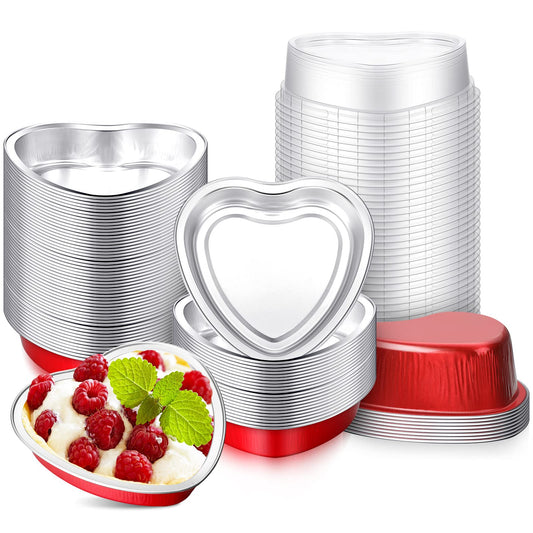 Yinkin moule cœur face avant montrant la forme et l'esthétique rouge pour présentations élégantes