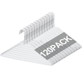 Yuntau vue de face du paquet de cintres blanc, organise les placards