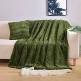 YUSOKI plaid devant emballage montrant luxe et finition