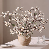 YXZZWL tiges magnolia champaca blanches ensemble apportent hauteur décorative