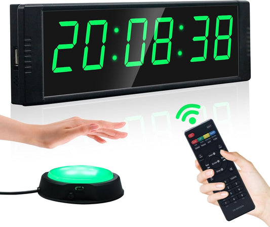 YZ montre face avant LED grande visibilité pour repérer le temps rapidement