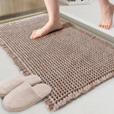 ZALL tapis gaufre vue avant montrant absorption rapide
