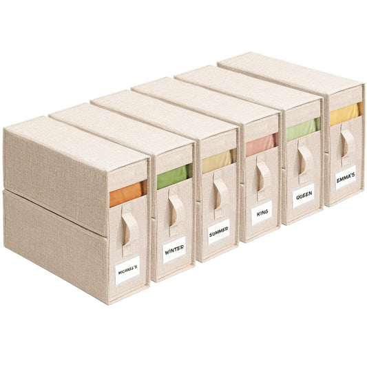 ZenStorage boîte devant montrant le design beige et rangement soigné