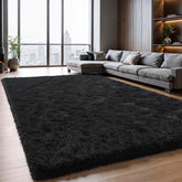 Zentavio tapis noir face avant, design élégant et accueil confortable