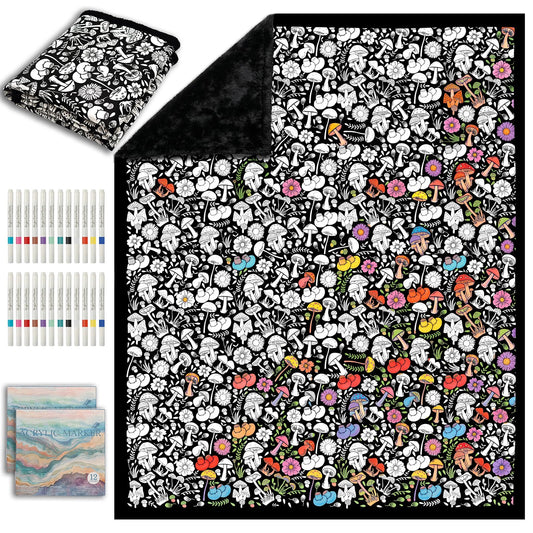 ZHOYIMIMI packaging ouvert montrant couverture et 24 marqueurs pour activité créative