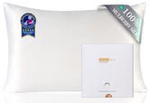 ZIMASILK face avant taie Queen montrant finition soyeuse et confort